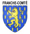 Sticker autocollant blason Franche-Comté pour plaques auto