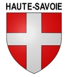 Sticker autocollant blason Haute-Savoie pour plaques auto