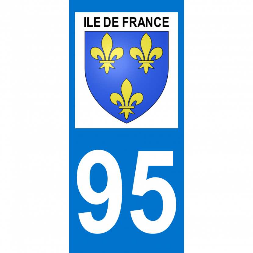 Plaques Immatriculation 95 (département VAL-D'OISE