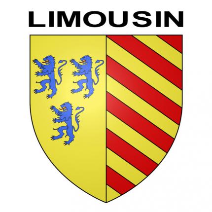 Blason autocollant pour plaque auto - Limounsin