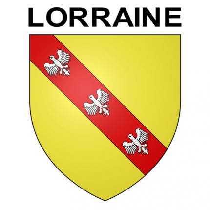 Blason autocollant pour plaque auto - Lorraine